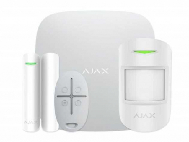 Ajax StarterKit White Комплект бездротової охоронної сигналізації