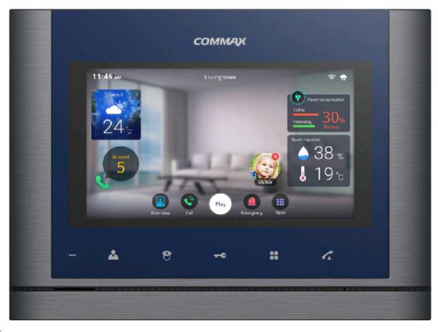 IP відеокамера Commax CIOT-700M White & Silver