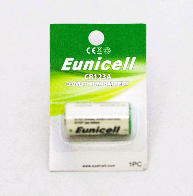 Батарейка Euincell CR123A / 3V Lithium