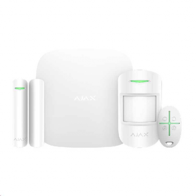 Ajax StarterKit Plus White Комплект бездротової охоронної сигналізаці