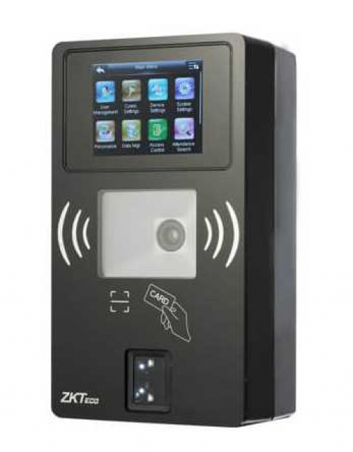 ZKTeco BR1200s (FBE) Відомий зчитувач терміналу BR1200 з перевіркою за QR-кодом, відбитком пальця, картою EM-Marine