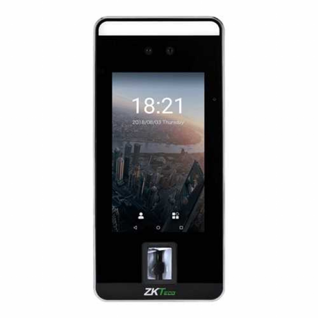 ZKTeco SpeedFace-V5L [WiFi] Мережевий мультибіометричний термінал контролю доступу та обліку робочого часу за обличчям, відбитка пальця, долоні (Wi-Fi)