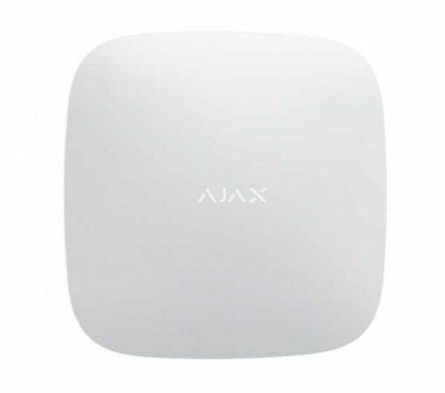 Ajax Hub 2 Plus white EU Інтелектуальний центр системи безпеки