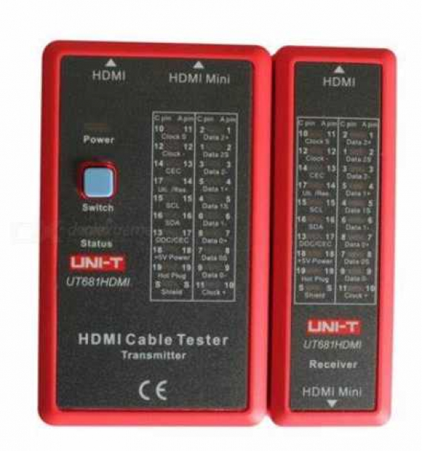 Тестер кабеля Uni-T UT681HDMI для інтерфейсу HDMI и HDMI mini