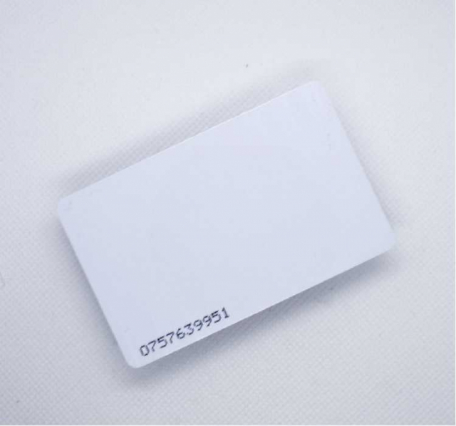 Пластиковая RFID карта ZKTeco формату EM (товста)