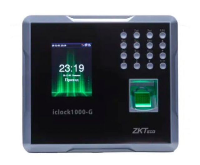 ZКTeco iClock1000-G Мережевий біометричний термінал обліку робочого часу і контролю доступу по відбитку пальця і карті EM-Marine