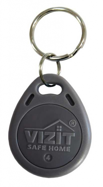 Брелок безконтактний VIZIT-RF2.1 сірий