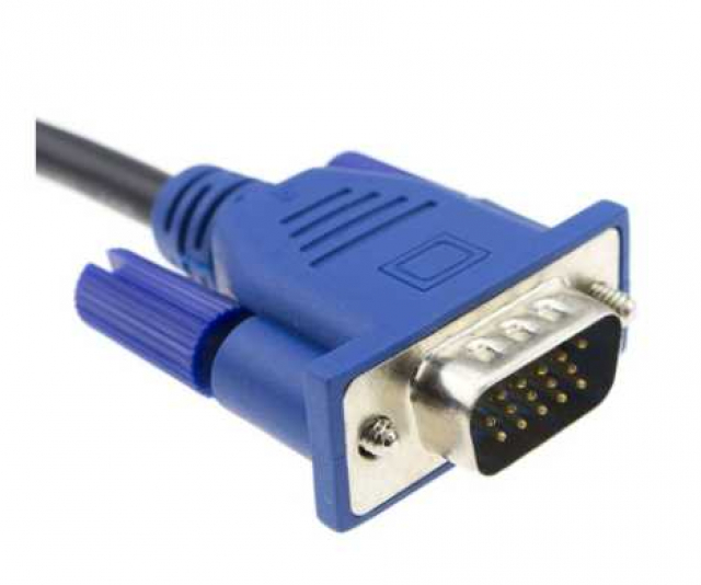 Кабель VGA Cu (1.0 м) круглий перетин