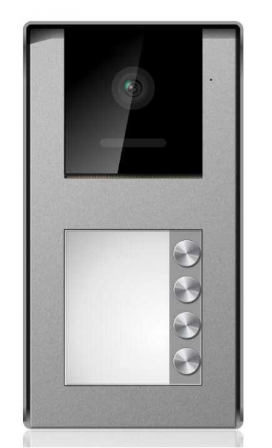 Qualvision ODS458SX-4 Панель виклику домофону (металік)