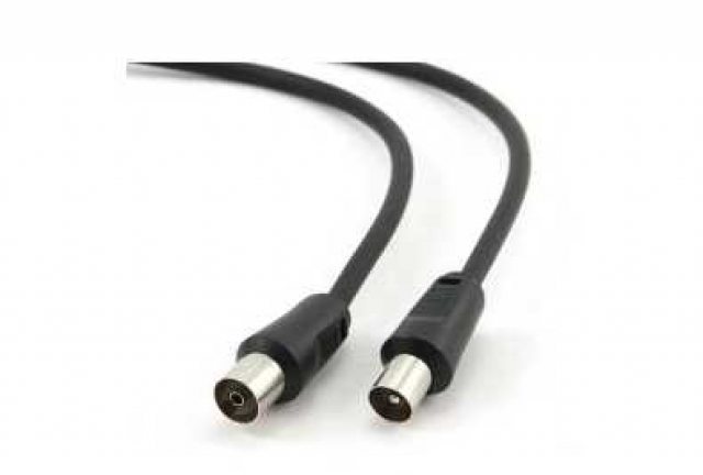 Кабель подовжувач коаксіальний Cablexpert (CCV-515-3M) 75 Ом, Black, 3 м