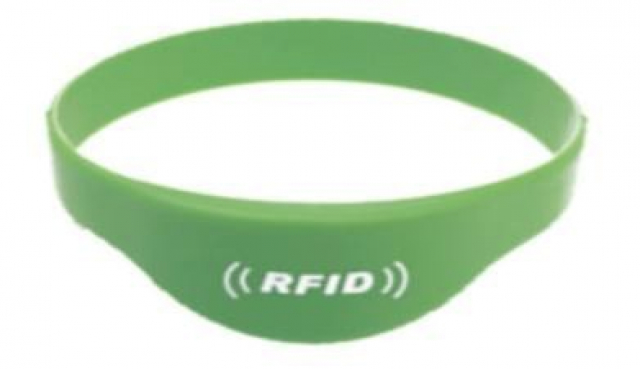 Браслет Silicone rubber MF 13.6 Khz 1K compatible колір зелений