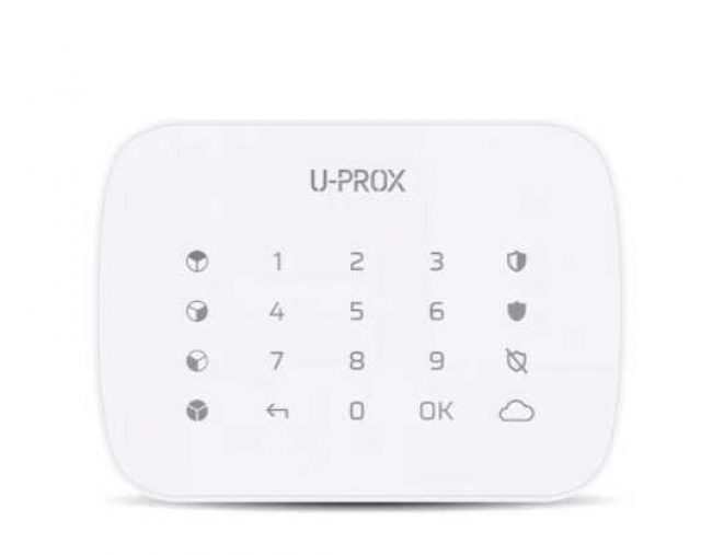 U-PROX Keypad G4 White. Бездротова сенсорна клавіатура