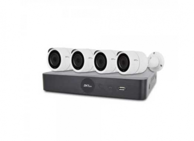 ZKTeco KIT-8504NER-4P/4-BS852O21B Комплект IP відеоспостереження