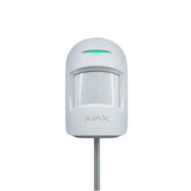 Ajax CombiProtect Fibra white дротовий датчик руху та розбиття