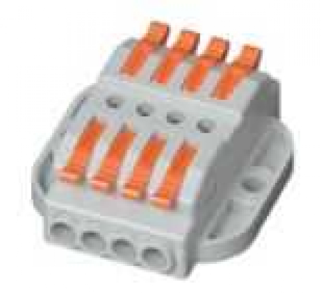Клема швидкого монтажу PCT-223-4 4 to 4x0.08-2.5 mm (упаковка 25 шт)
