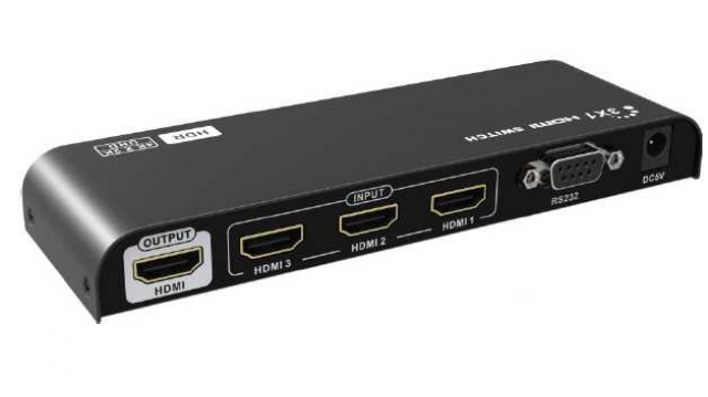 LKV301HDR-V2.0 3x1 HDMI спліттер (UHD4K @ 60Hz / Switch 3x1 / RS232 control)