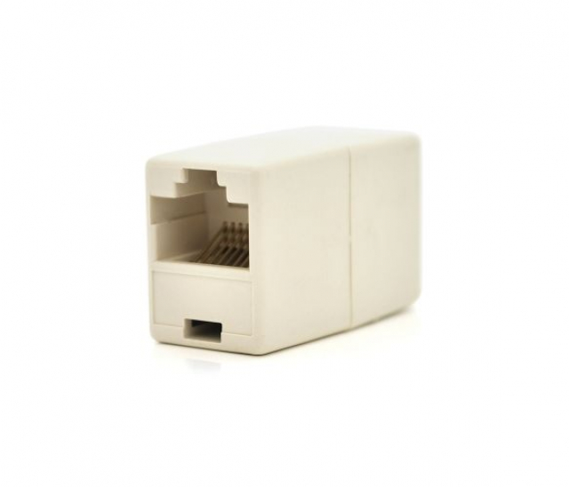 З'єднувач RJ45 8P8C мама / мама RJ45 для з'єднання кабелю, сірий