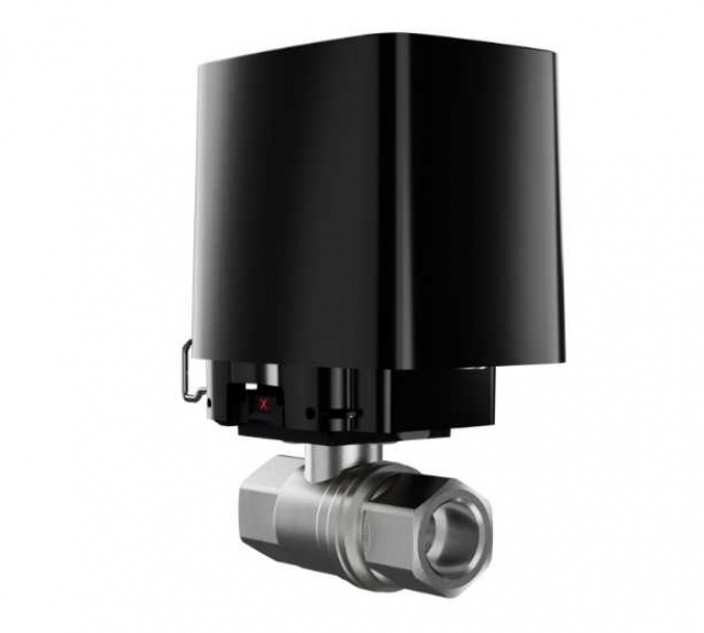 Бездротовий кран перекриття води з дистанційним керуванням Ajax WaterStop 1/2" black