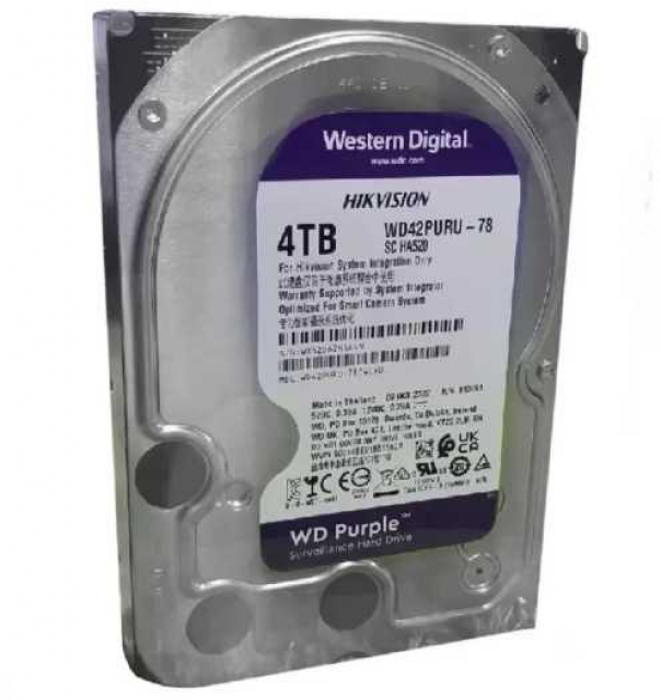Жорсткий диск (HDD) WD Purple 4TB 6GB/S 256MB PURPLE WD42PURU