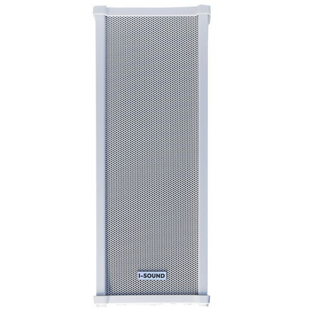 Вуличний гучномовець I-Sound IS-OS425 (1,5”х2 (високі частоти) 4”х1 (Bass), потужність 25 Вт/100В, 100Hz-20KHz, матеріал – алюміній, тип кріплення - настінний, колір білий, габарити – 395 х 150 х 103 