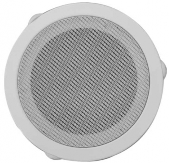 Стельовий гучномовець I-Sound IS-CS506M (5”, потужність 3-6Вт / 100В, діапазон 100-13кГц, тип - врізний, матеріал – метал, колір білий, габарити – 200 х 67 мм, вага – 0 ,7 кг)
