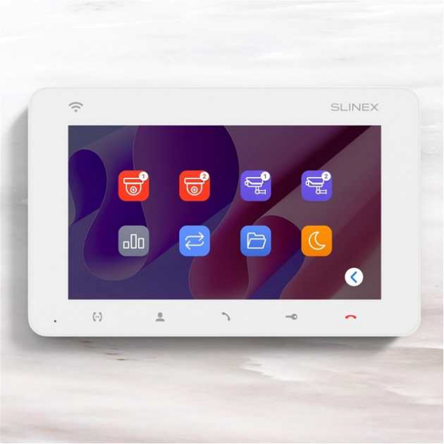 Slinex SM-07N Cloud white. 7" дюймовий відеодомофон