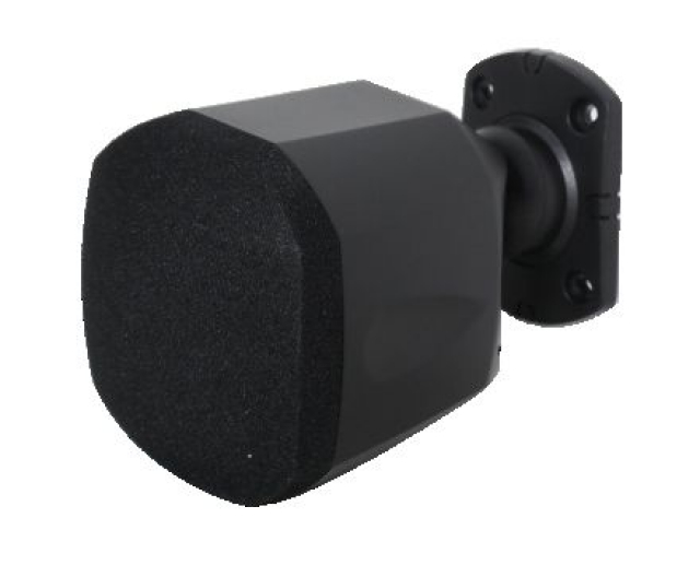 Гучномовець I-Sound IS-HW310T водонепроникний IP66 (потужність 1,25/2,5/10Вт 100В, 200Hz-20KHz, матеріал – пластик, колір чорний, 91х97х107 мм)