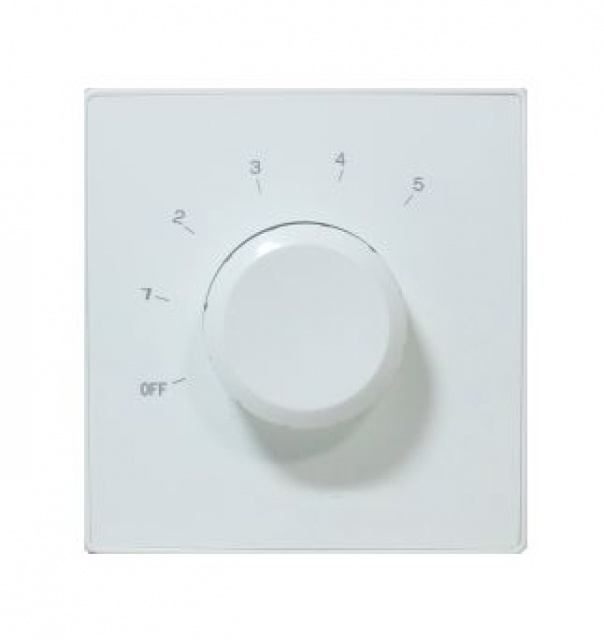 Регулятор гучності I-Sound IS-VG230M White настенного типа дискретный (5 ступеней, 4-8 Ом, 2х30 Вт)