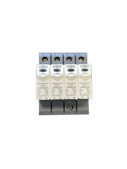 Пристрій захисту від імпульсних перенапруг TOMZN TZG40-D 4P 10-20kA AC 270V