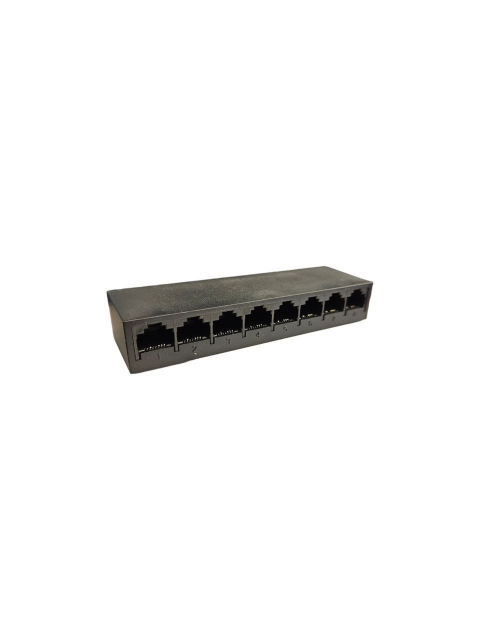 Комутатор Switch Utex UT-SF08 (8 port 10/100Mbps, DC 5В / 600 mA, USB Type-C, габарити: 120x36x21 мм)