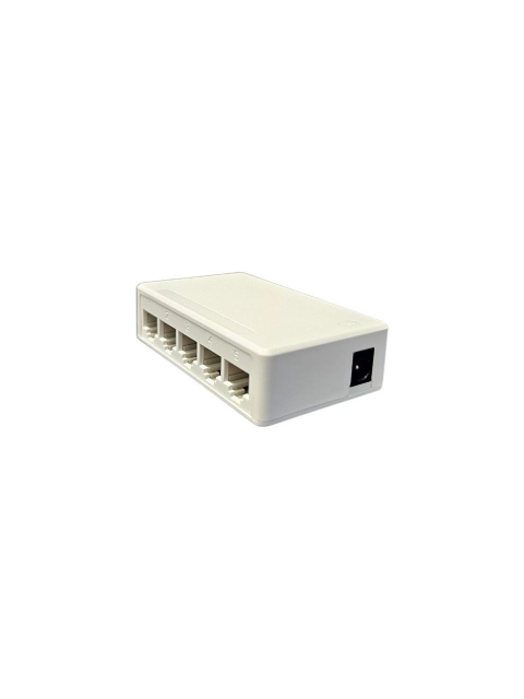 Комутатор Switch Utex UT-SF105 (5 port 10/100Mbps, DC 5В / 600 mA, габарити: 82x49x21 мм)