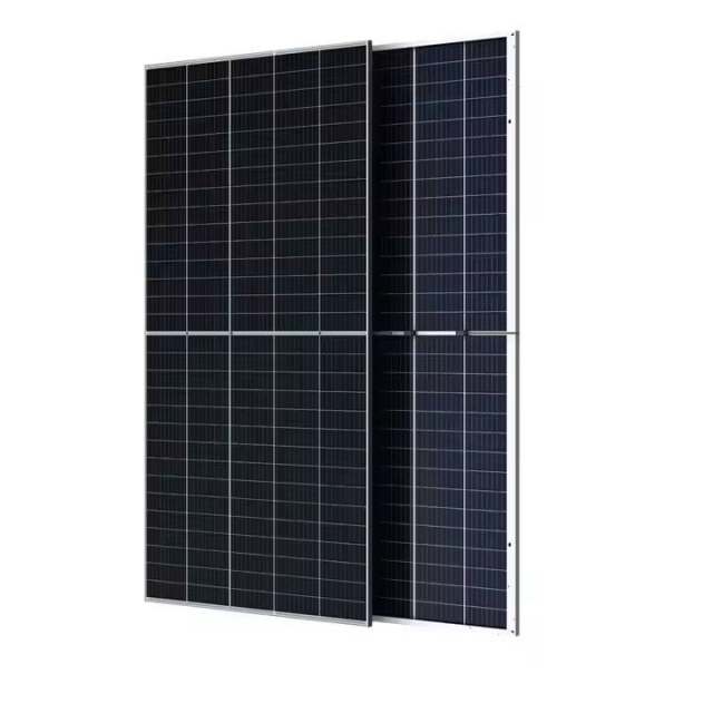 Сонячна панель Q-SUN Mercury series QN-620HT-02 620W SIlver Frame (N-Type Double Glass, Bifacial module) габарити:2382x1134x30мм