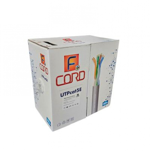 Кабель FCord UTP cat. 5e BC Indoor 4x2x0,51, бухта 305 м