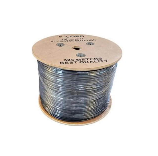 Кабель FCord UTP cat. 5e BC Outdoor 4x2x0,51, бухта 305 м