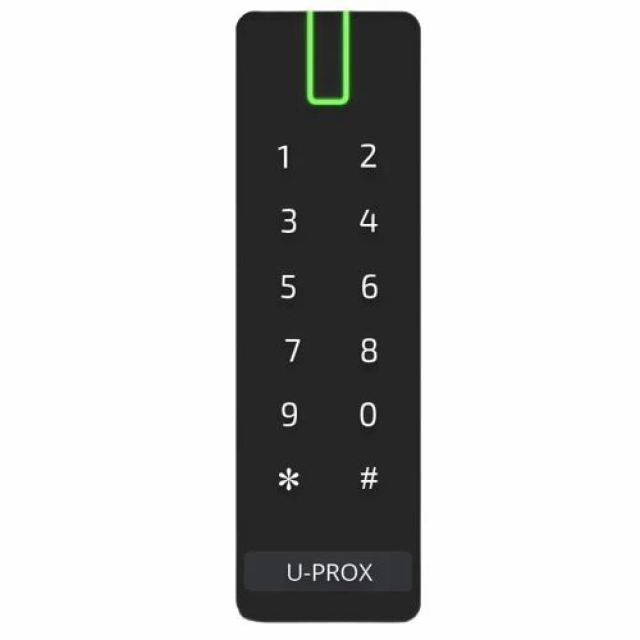 U-Prox SE keypad. Зчитувач мультиформатний з клавіатурою, ASK/FSK/Mifare/Mifare Plus/2,4GHz/NFC