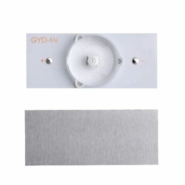 LED 6V світлодіод з лінзою (для ремонту підсвічування матриць, розміри 40x10 мм)