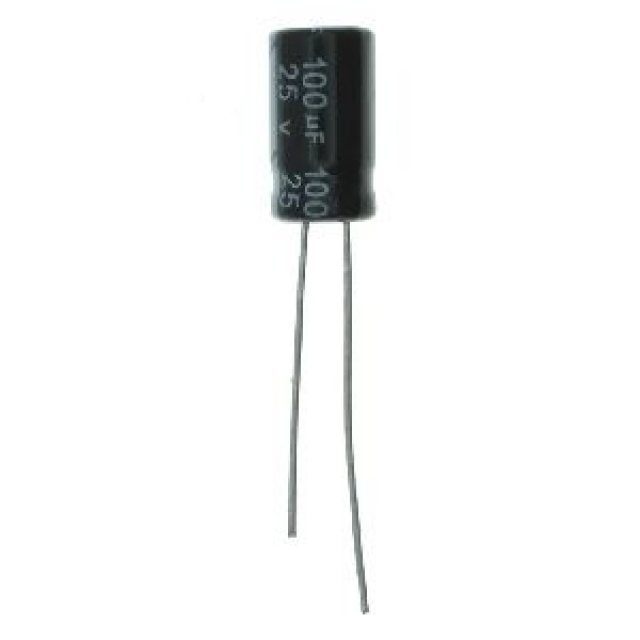 Конденсатор електролітичний 100mF 25V