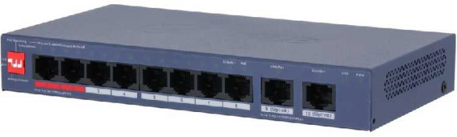 Dahua DH-CS4010-8ET2GT-110. Комутатор 8 портів керований