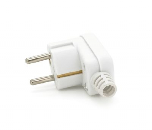 Вилка із заземленням кутова SQ-SN-03, 16A 250V