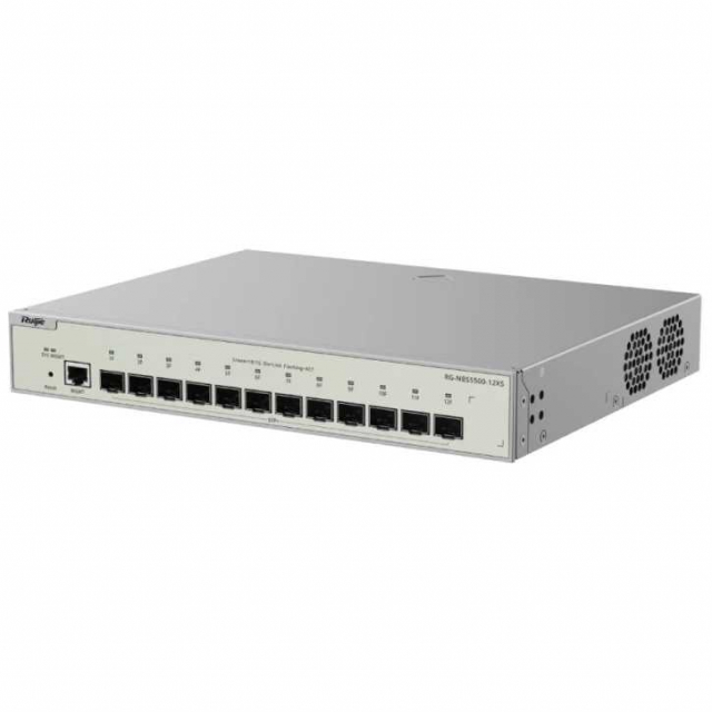 Ruijie Reyee RG-NBS5500-12XS. Комутатор 12-портовий 10G SFP+ керований L3