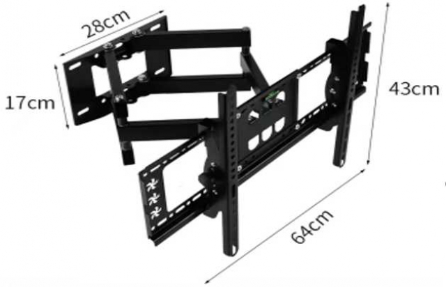 U-tex LS-D60. Телескопічний кронштеїн для моніторів діагоналлю 32 - 70 дюймів