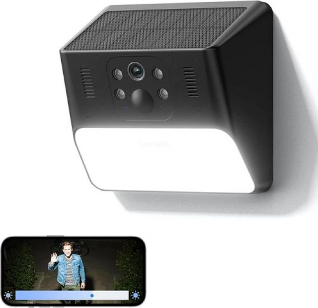 X09 Solar Wifi Камера-світильник із датчиком руху