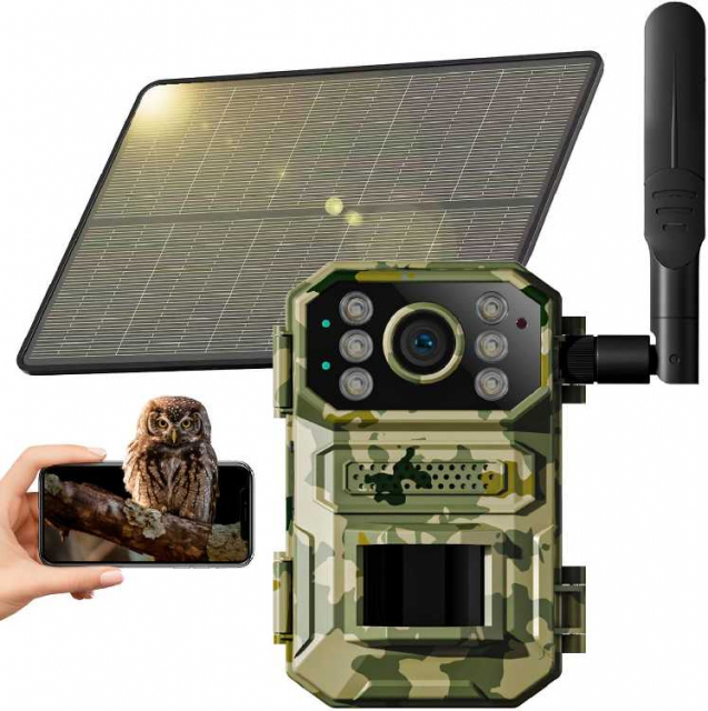 H5-4G Solar. Камера фотопастка з LTE-модулем, сонячною панеллю та функцією перегляду в реальному часі
