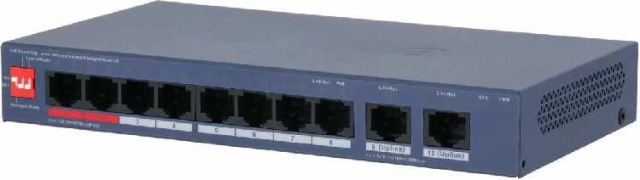 Dahua DH-CS4210-8GT-110. Комутатор 8 портів керований