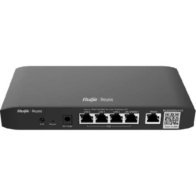 Ruijie Reyee RG-EG105G-V3. Маршрутизатор
